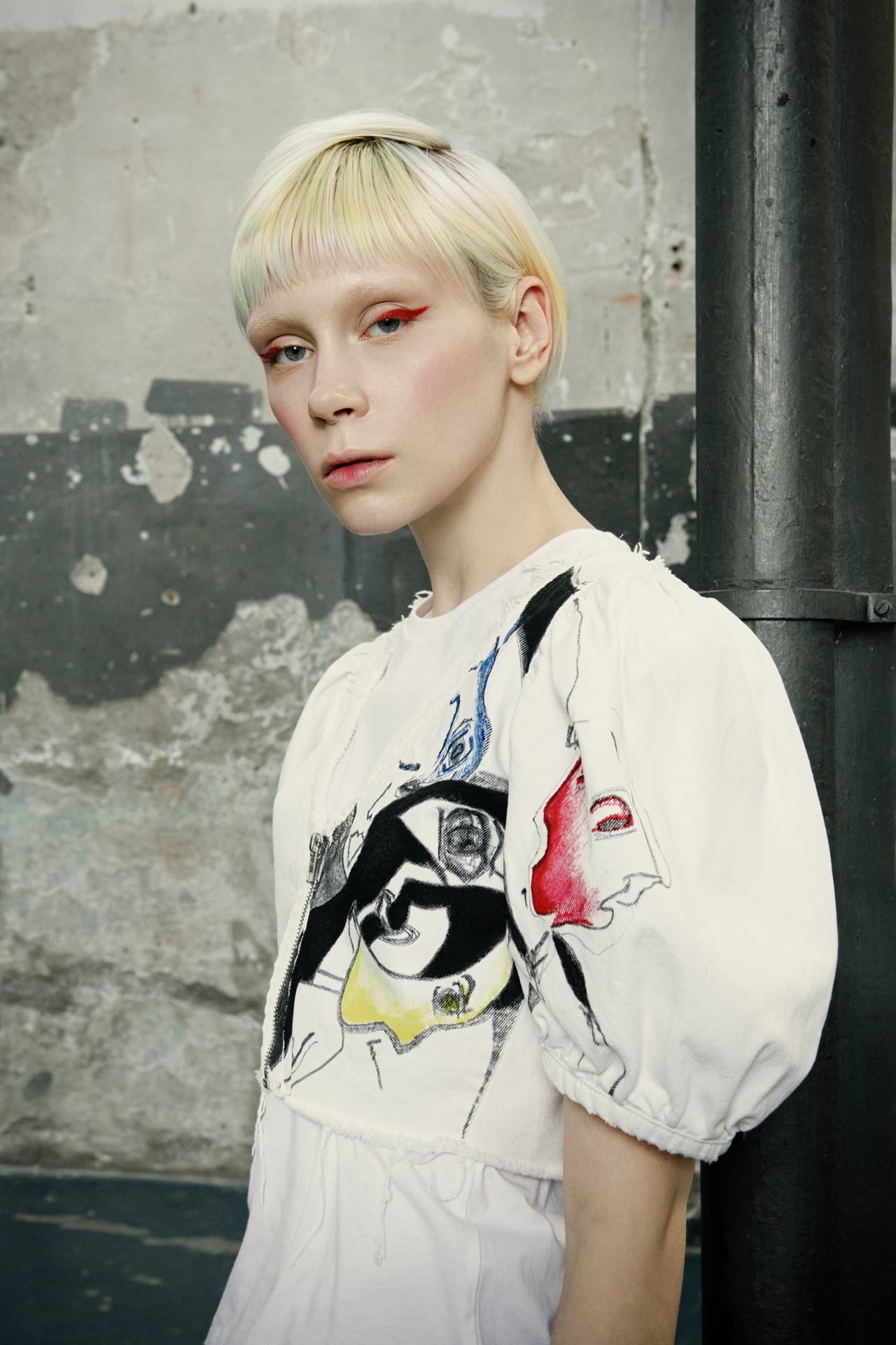 Ritratto beauty realizzato durante un progetto dell’accademia.